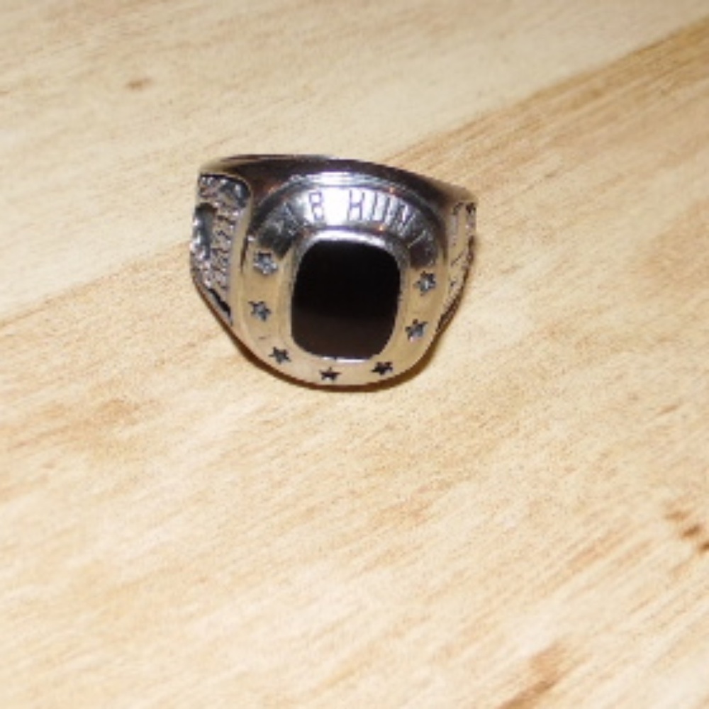 vintage JB Hunt Transport Inc Trucking Service Award Ring Size 11-12,Maker Perry